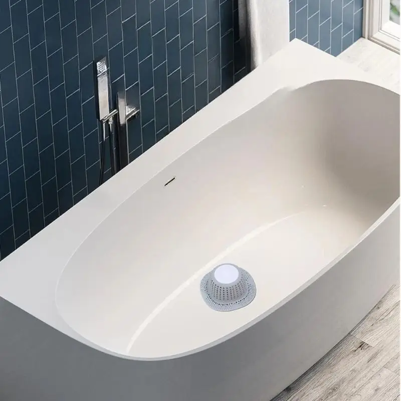 Abflusssieb Hutform mit Lochkorb und breitem Rand – Bild 2