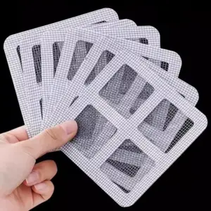 Abflussnetz quadratisch zum Aufkleben für Bodenablauf – Hellgrau